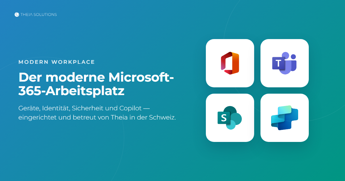Modern Workplace für KMU — Microsoft 365, Intune, Entra & Copilot